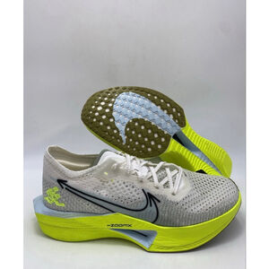 Nike ZoomX Vaporfly Next% 3 Sail Glacier Blue Volt HQ3450-147 Men's Size 15